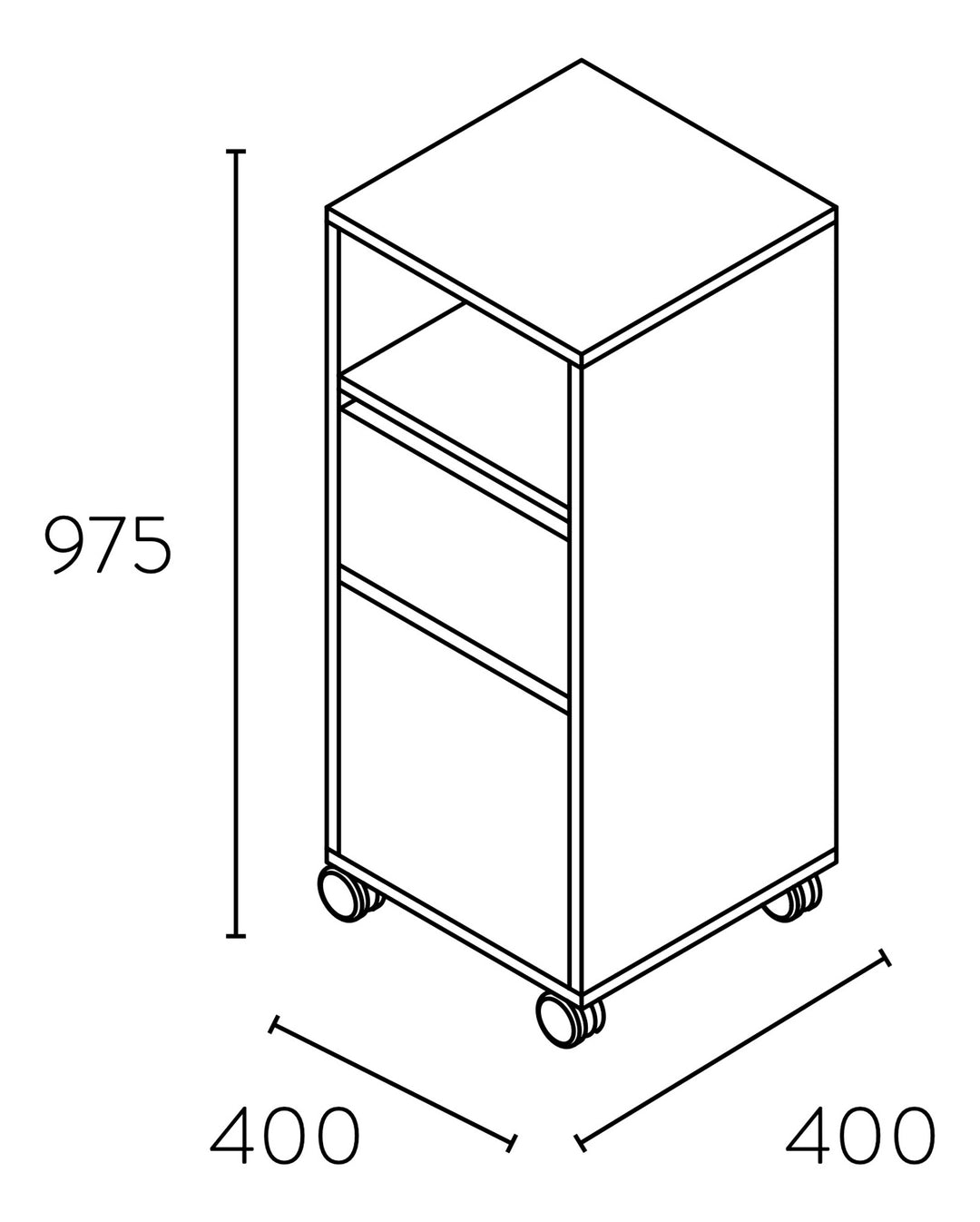 Carro de servicio Pahi Bristol