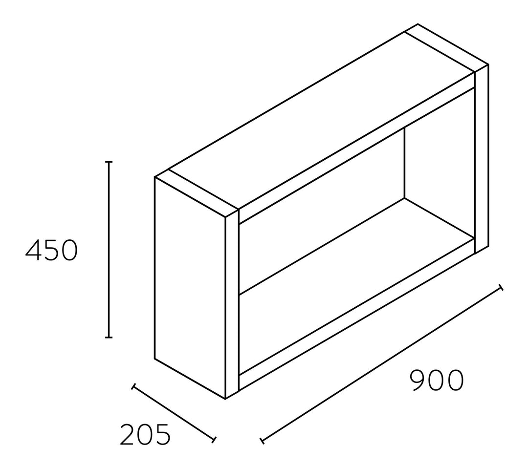 Pahi Prodejní regál Cub 90 cm