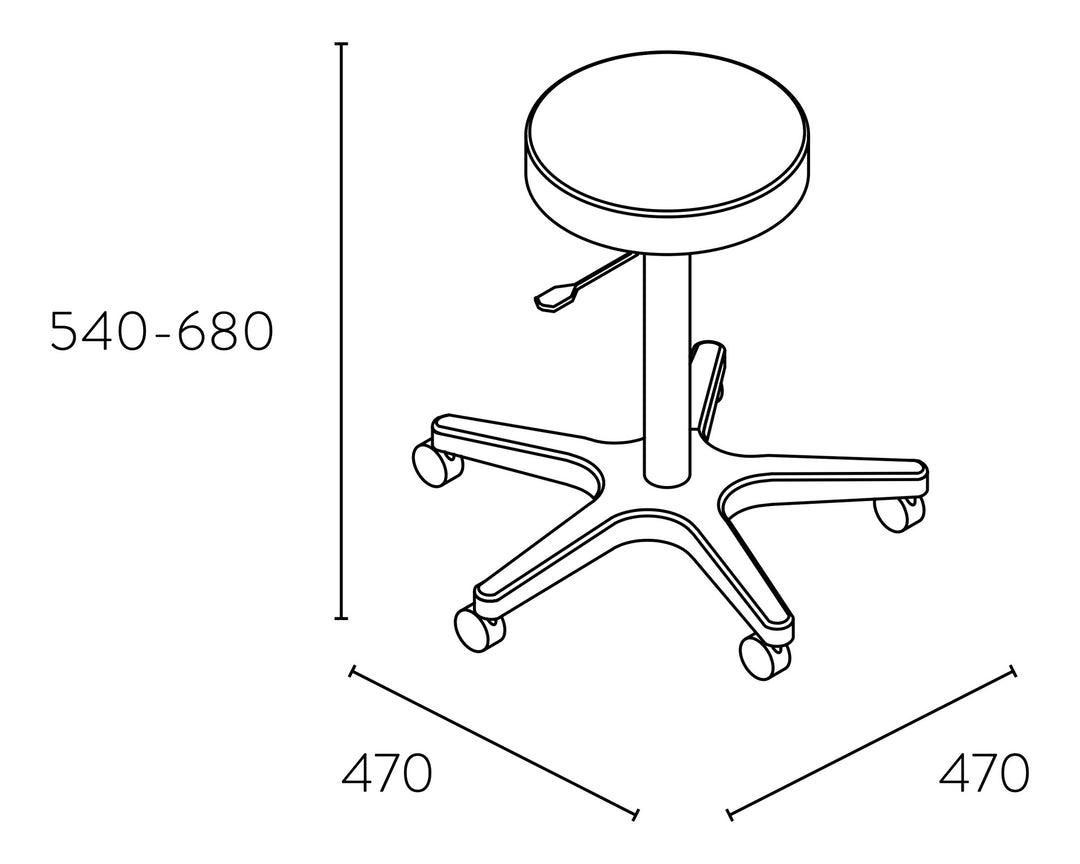 Pahi Dino Rolling Stool