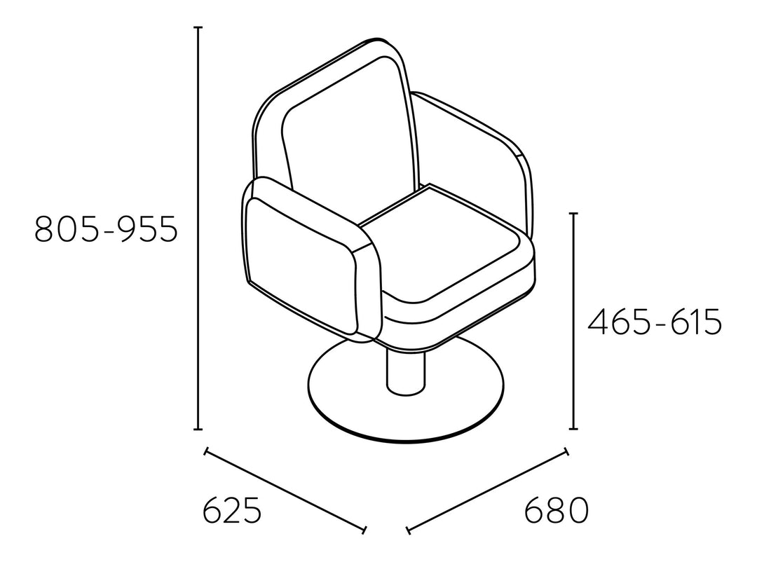 Pahi Sillón de peluquería Kim