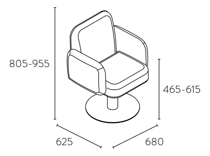 Pahi Sillón de peluquería Kim