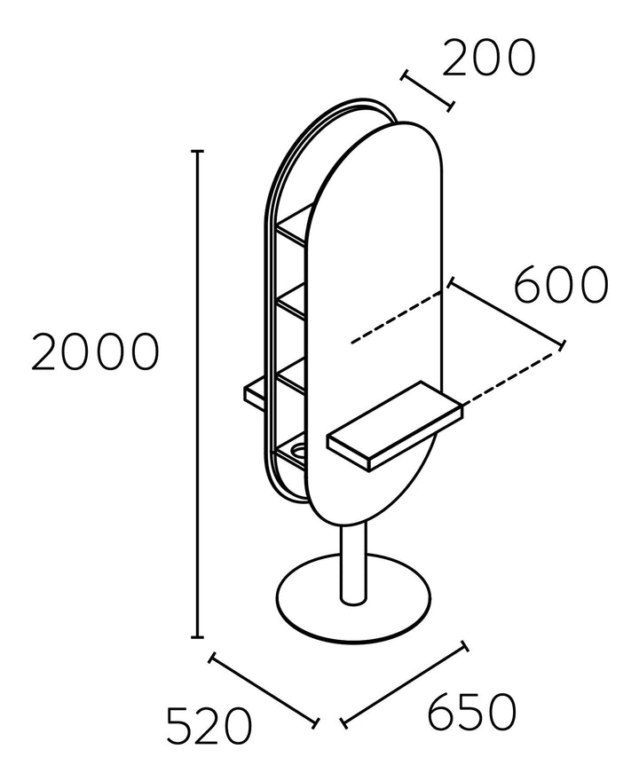 Pahi Postazione doppia Amber 2S
