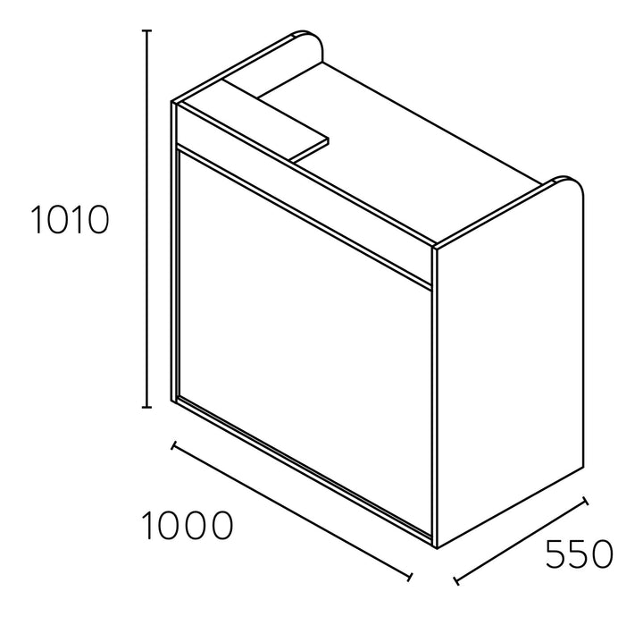 Pahi Reception Counter Phantom LED