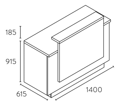 Pahi Empfangstheke Box