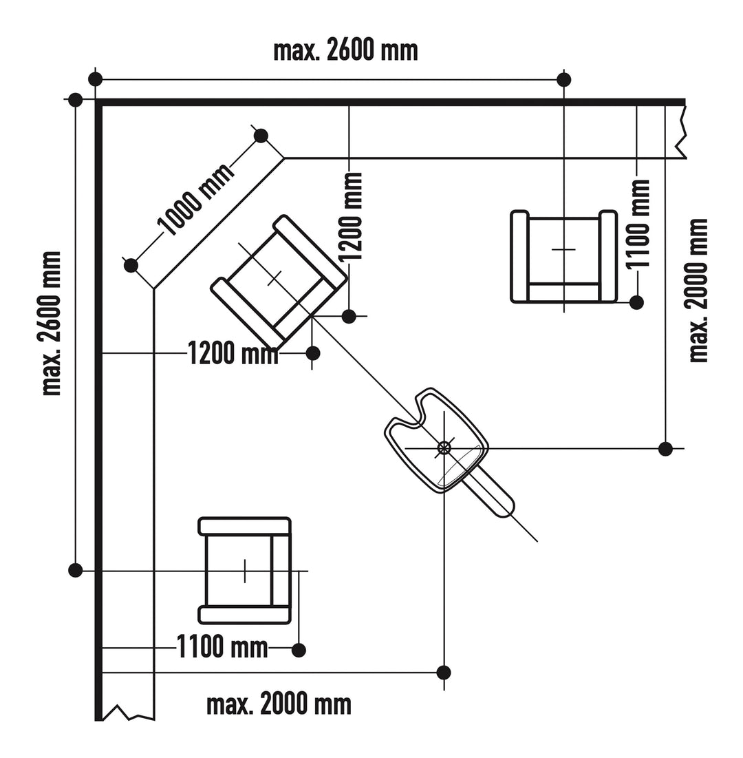 Jobst Contura Swing PLUS 1000 - Döner kollu koltuk