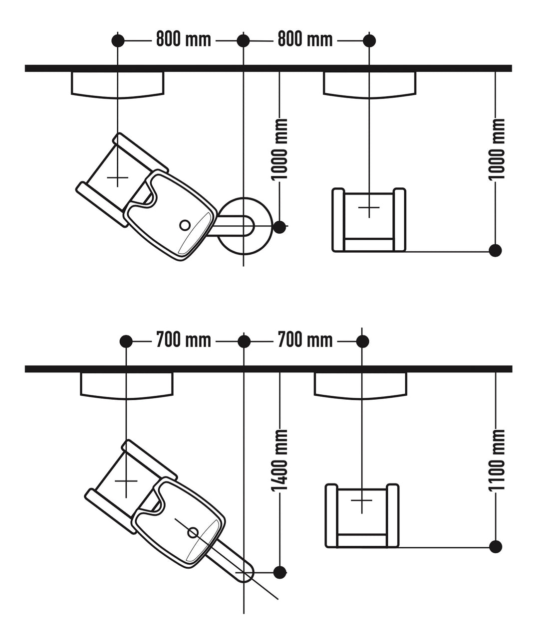 Jobst Contura Mono PLUS - Schwenkarmsäule