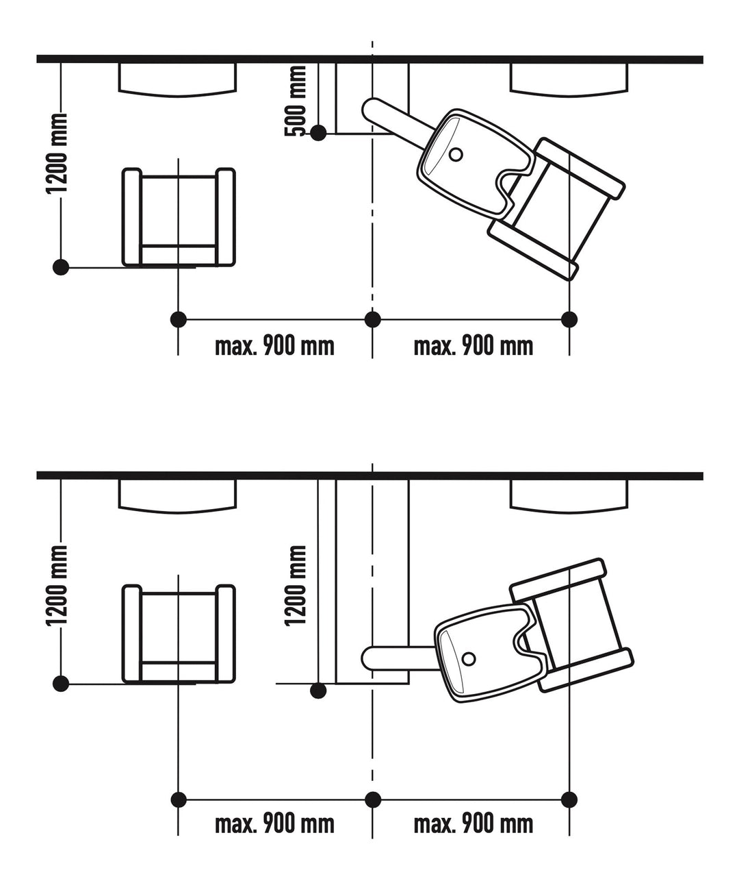 Salondesign24 Depot Box  - Columna giratoria - sin la caja