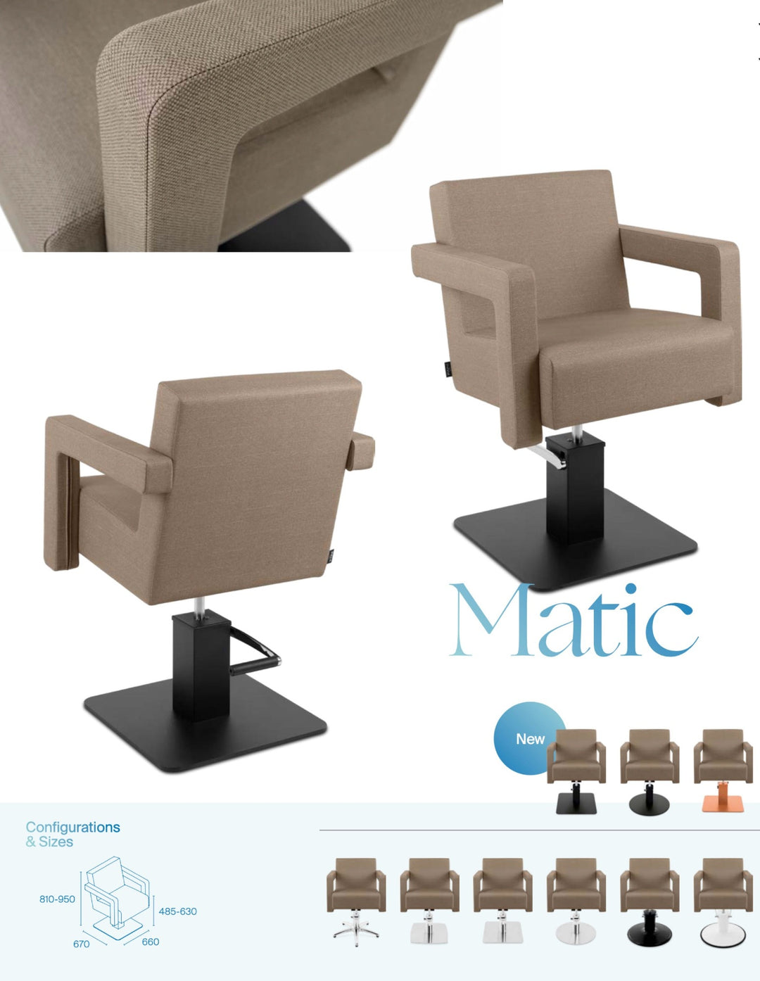 Pahi Sillón de peluquería Matic