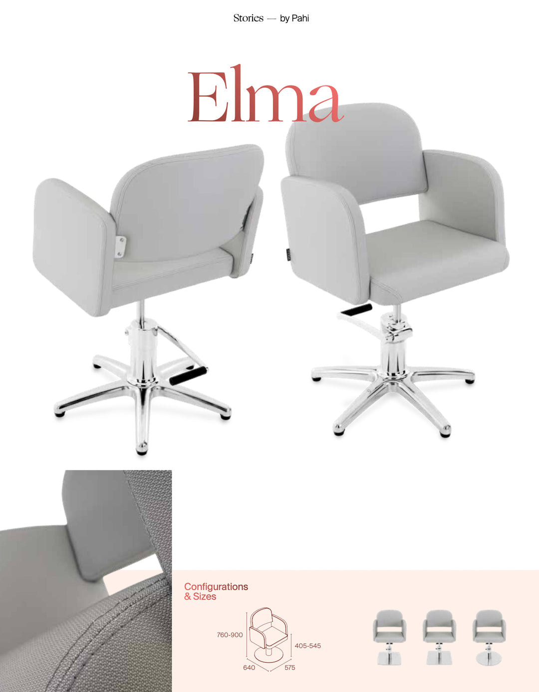 Pahi Sillón de peluquería Elma
