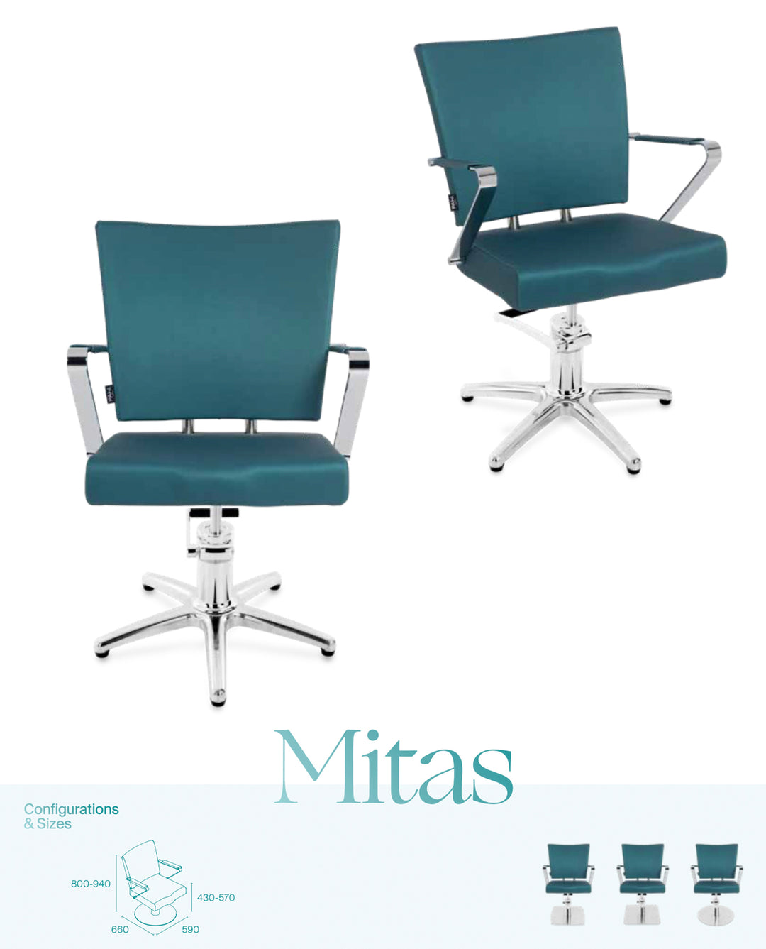 Pahi Sillón de peluquería Mitas