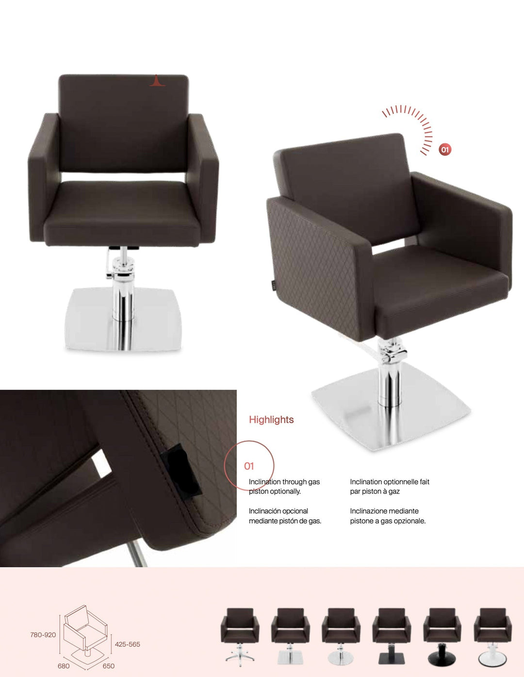 Pahi Friseurstuhl Marsella