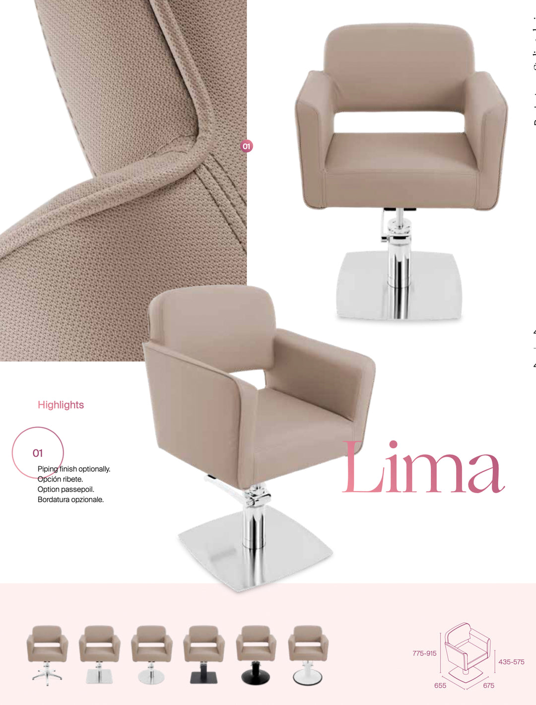 Pahi Friseurstuhl Lima