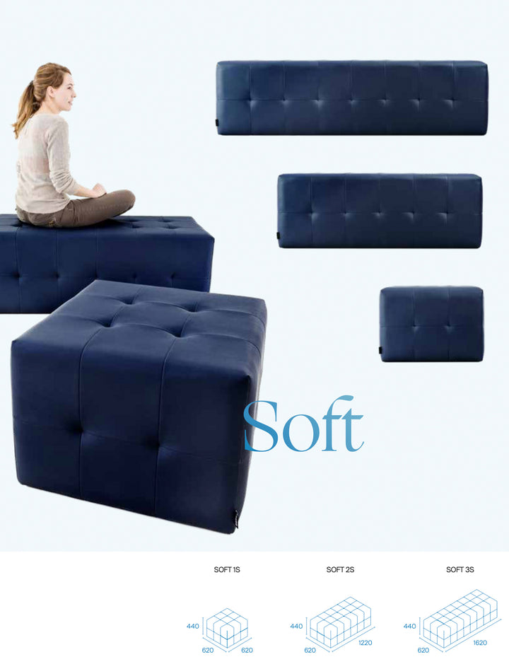 Canapea de așteptare Pahi Soft 3S