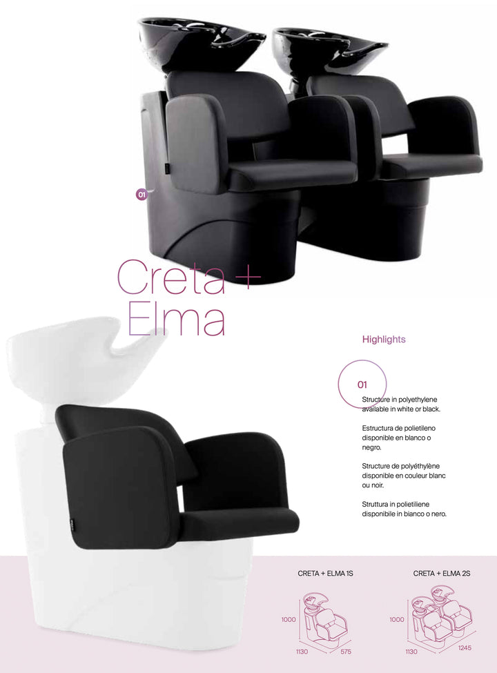 Scaune de spălat Pahi Creta + Elma