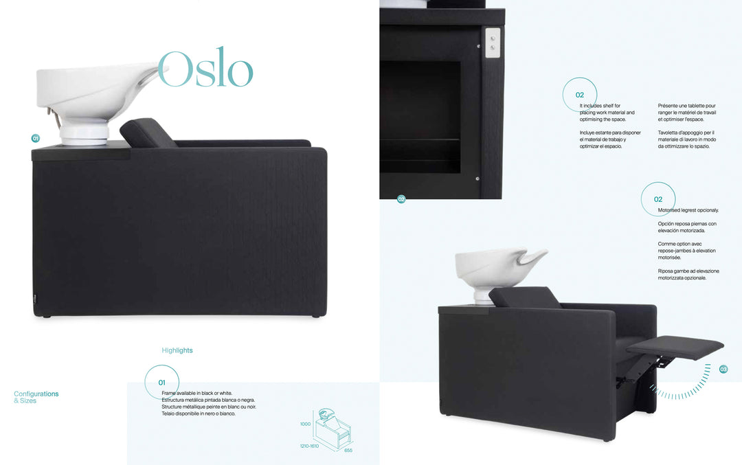 Sedia di lavaggio Pahi Oslo