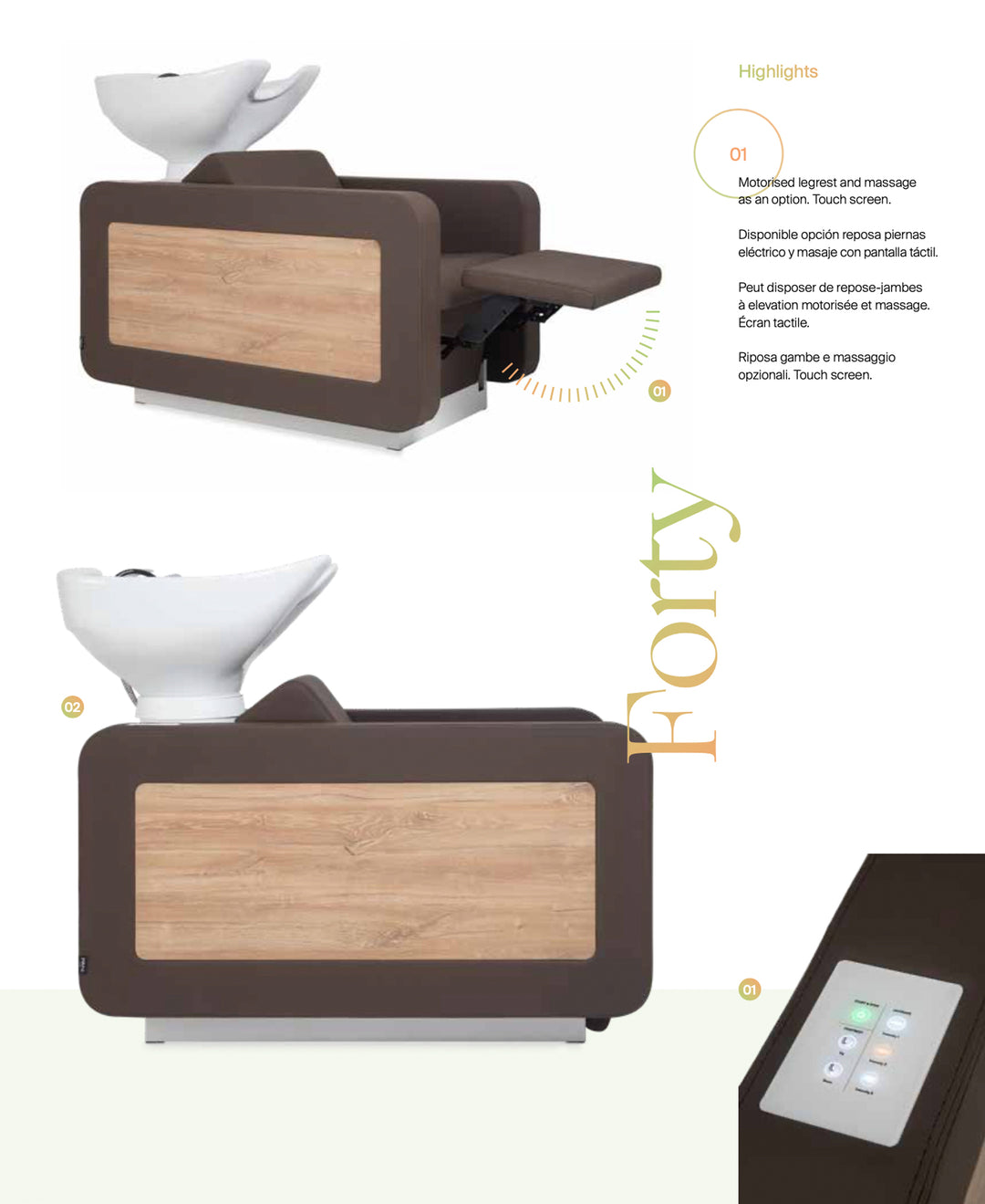 Sedia per lavaggio Pahi Forty