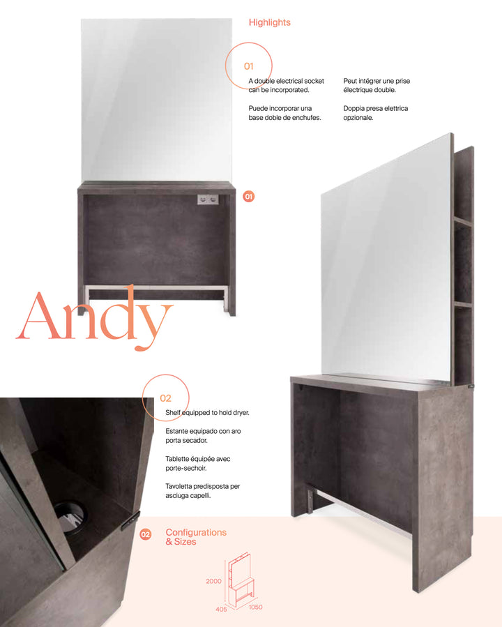 Pahi Postazione styling Andy