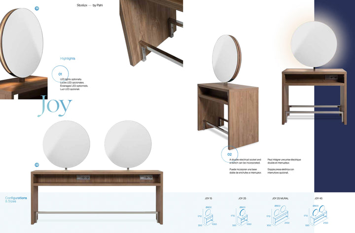 Pahi Frisiertisch Joy Island 4er Tisch