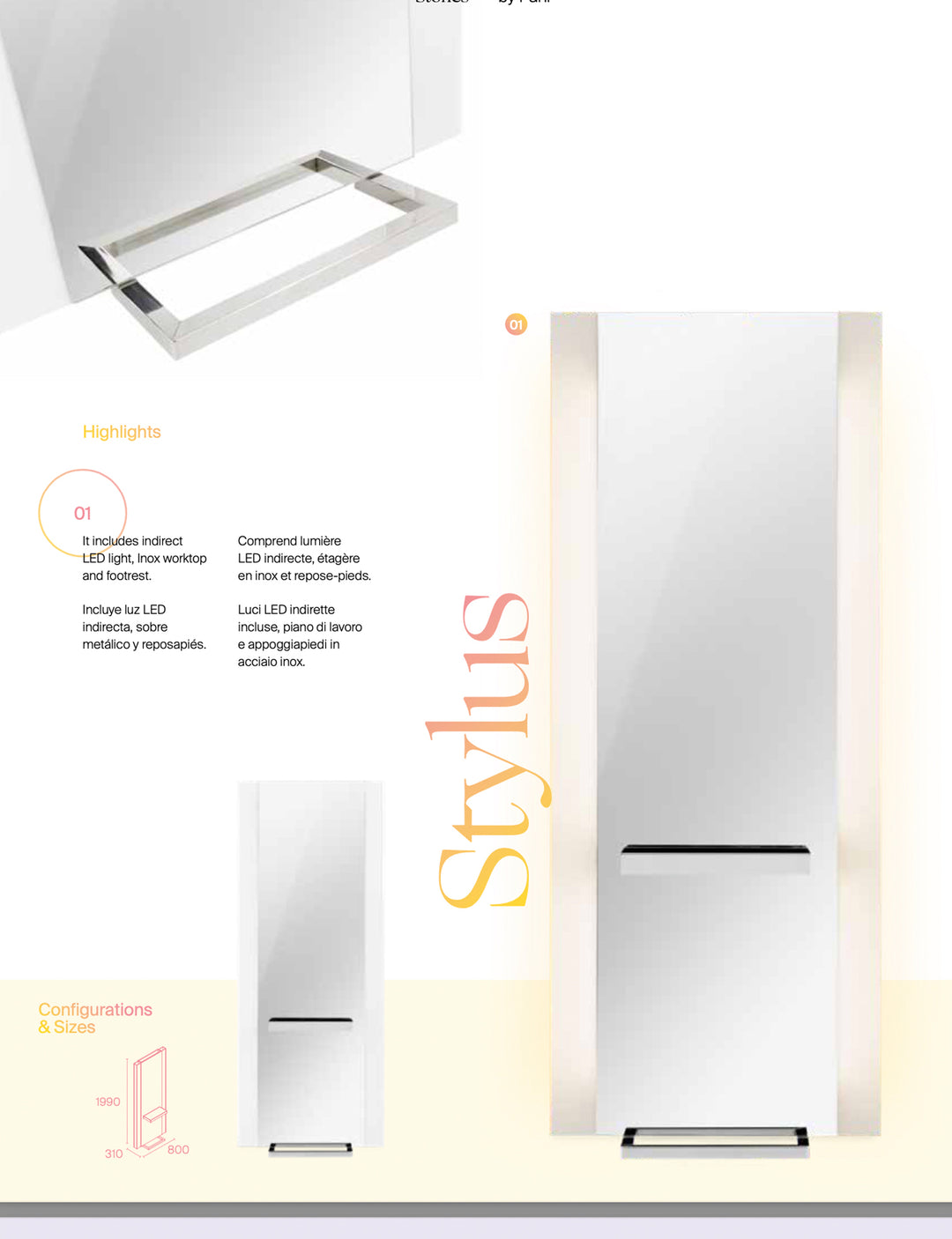 Pahi Poste de coiffure Stylus