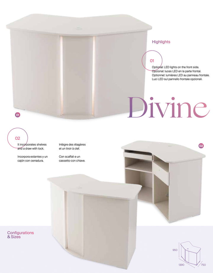 Pahi reception counter Divine