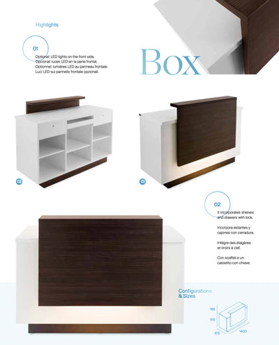 Pahi Reception Counter Box