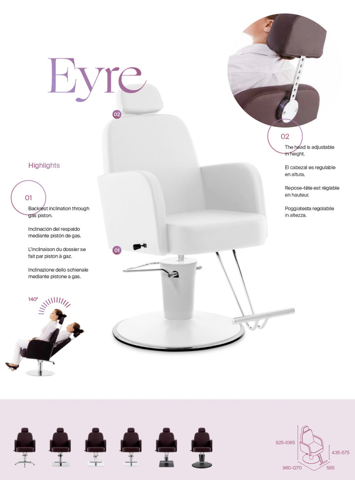 Pahi Sillón de peluquería Eyre