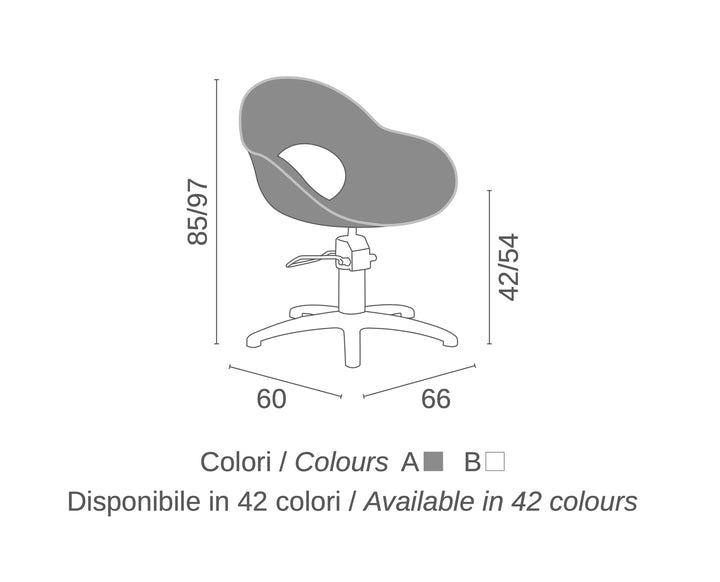 Luca Rossini EMILIA Fauteuil de coiffure