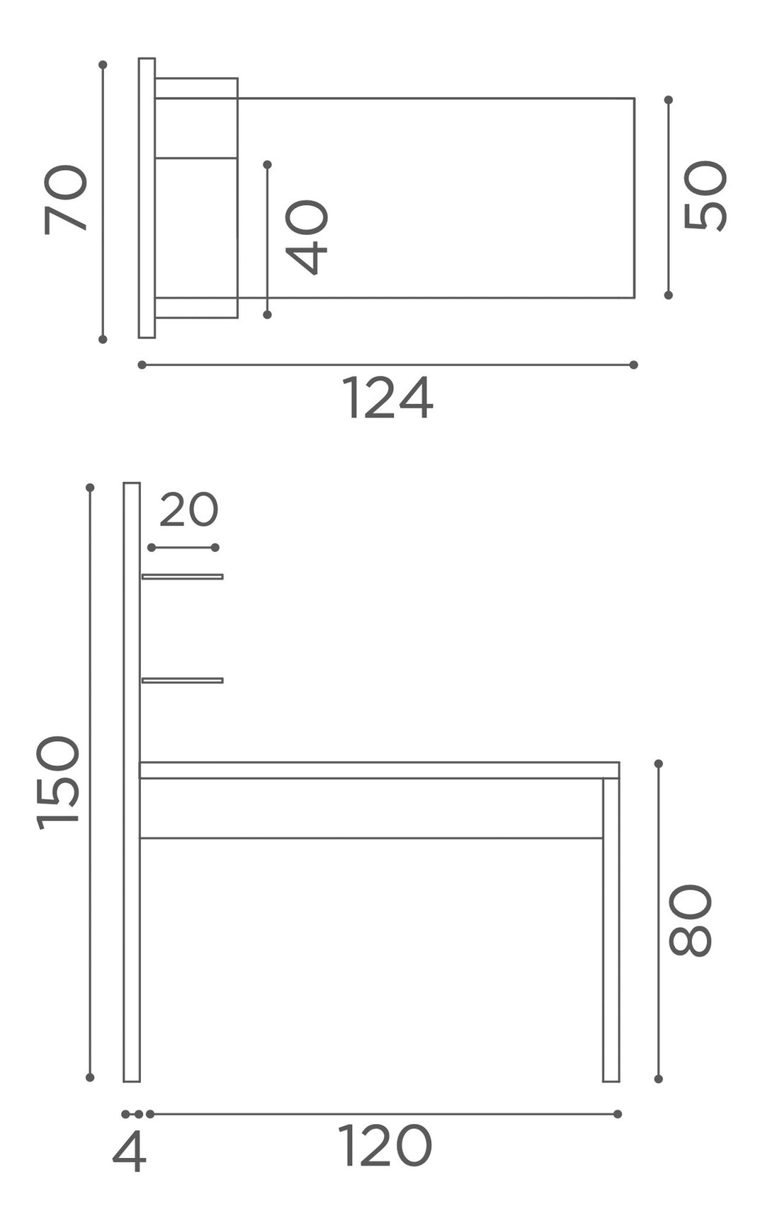 Medical & Beauty GLITTER Manikürtisch