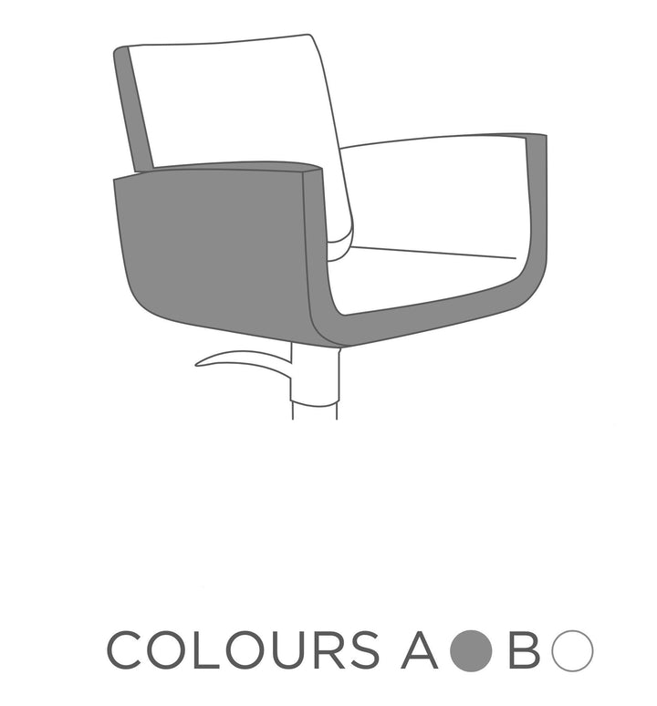Salon Ambience Friseurstuhl YOU mit Rollen und Bremse