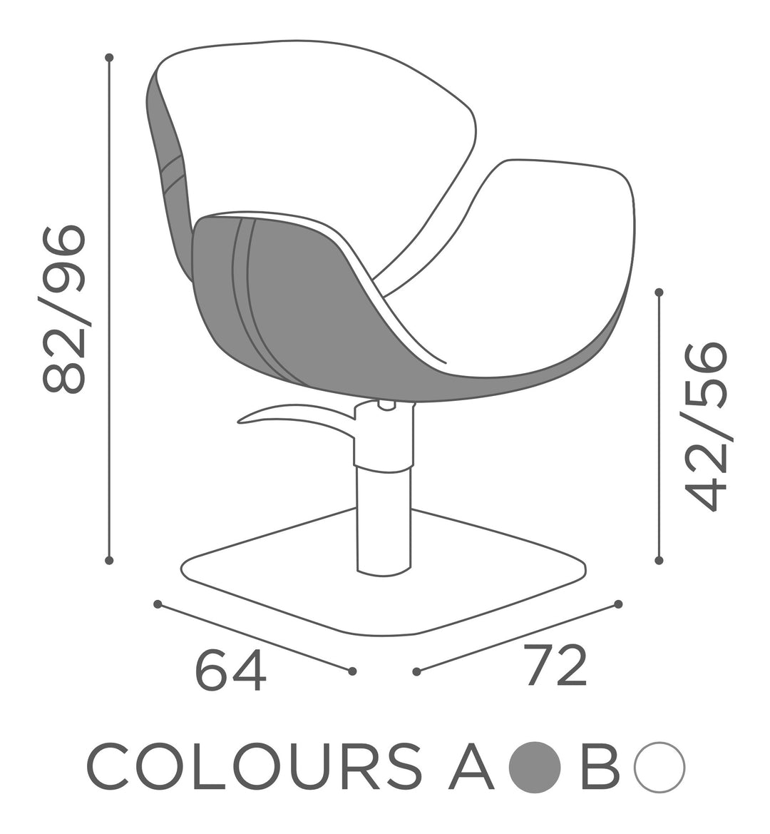 Salon Ambience Fauteuil de coiffure OLIMPIA