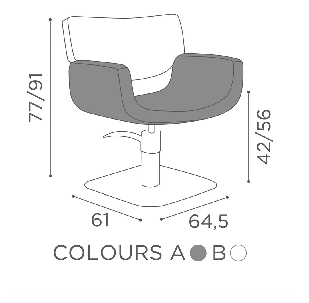 Salon Ambience Styling chair QUADRO