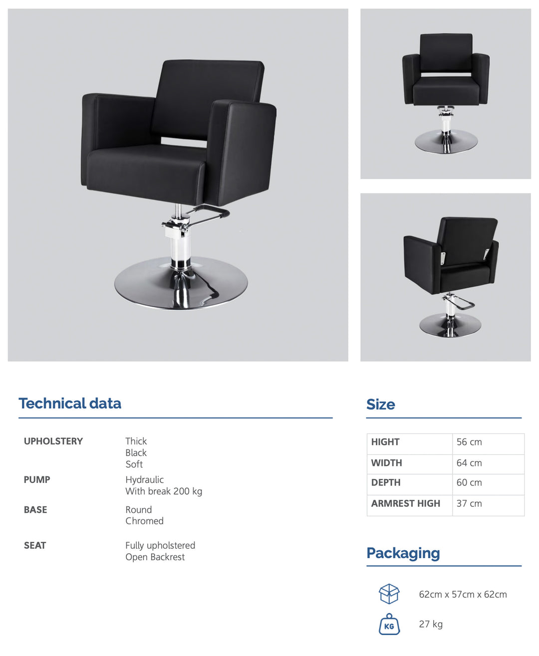 CDE Salondesign Express - Stylingsstoel Time 2