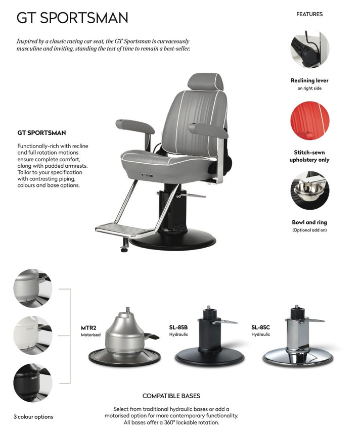 Takara Belmont Men’s Chair GT Sportsman