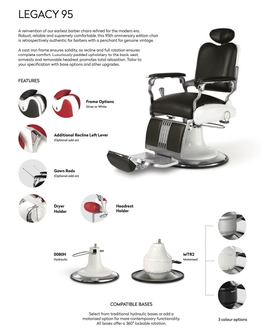 Takara Belmont Mens Chair Legacy 95