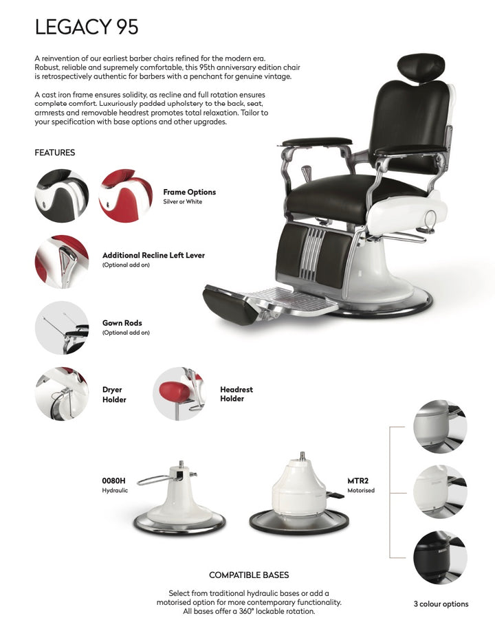 Takara Belmont Mens Chair Legacy 95