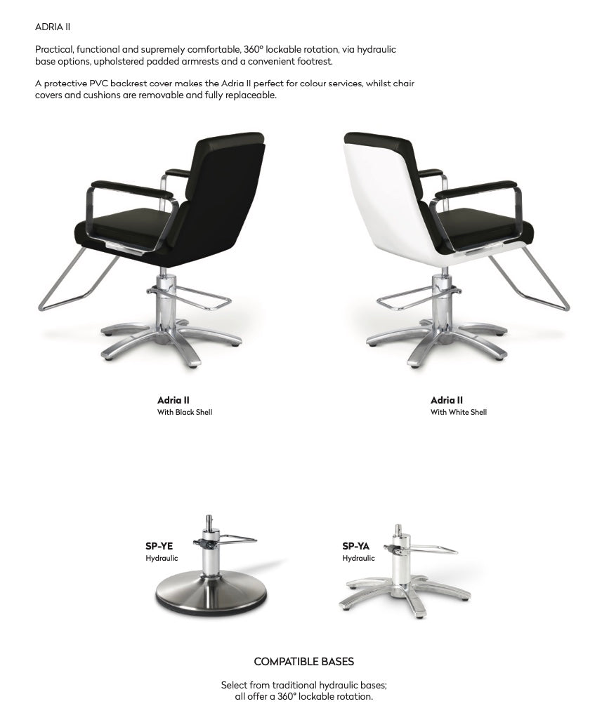 Fauteuil de coiffure Takara Belmont Adria II