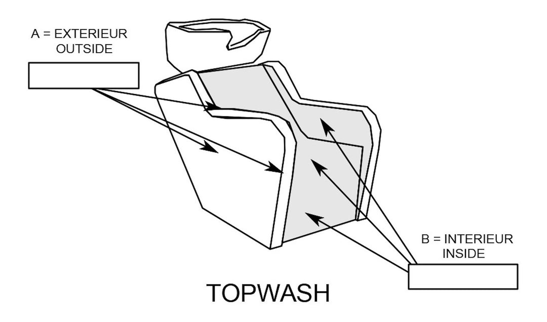 Nelson Mobilier FAUTEUIL DE LAVAGE TOPWASH