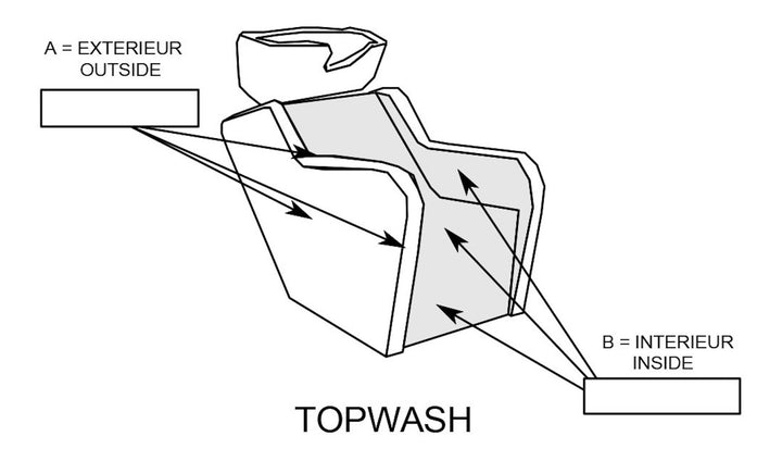 Nelson Mobilier FAUTEUIL DE LAVAGE TOPWASH