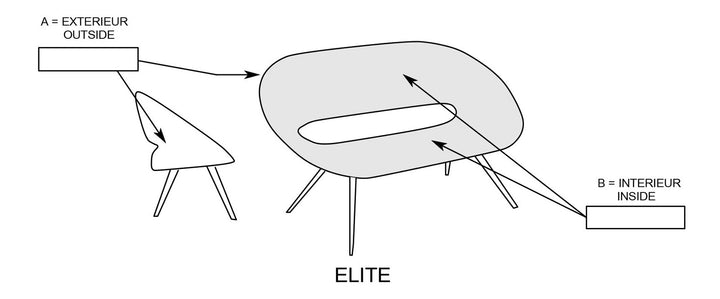 Nelson Mobilier SCAUN DE AȘTEPTARE ELITE