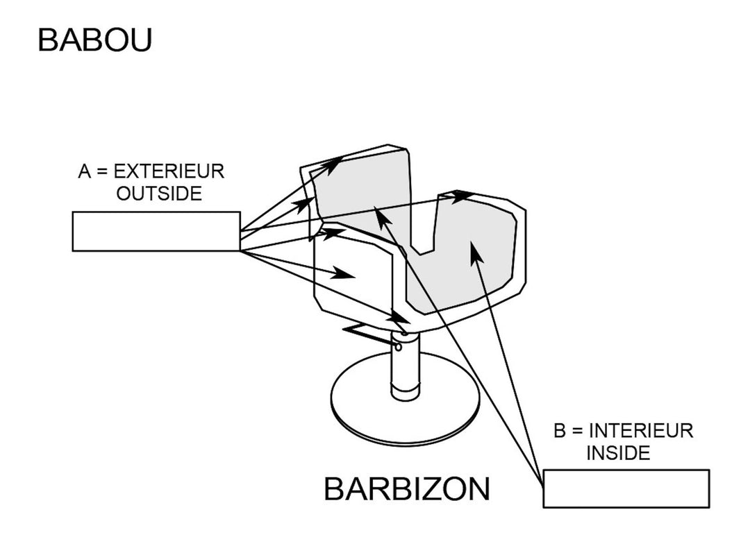 Nelson Mobilier Salon chair BARBIZON PYL