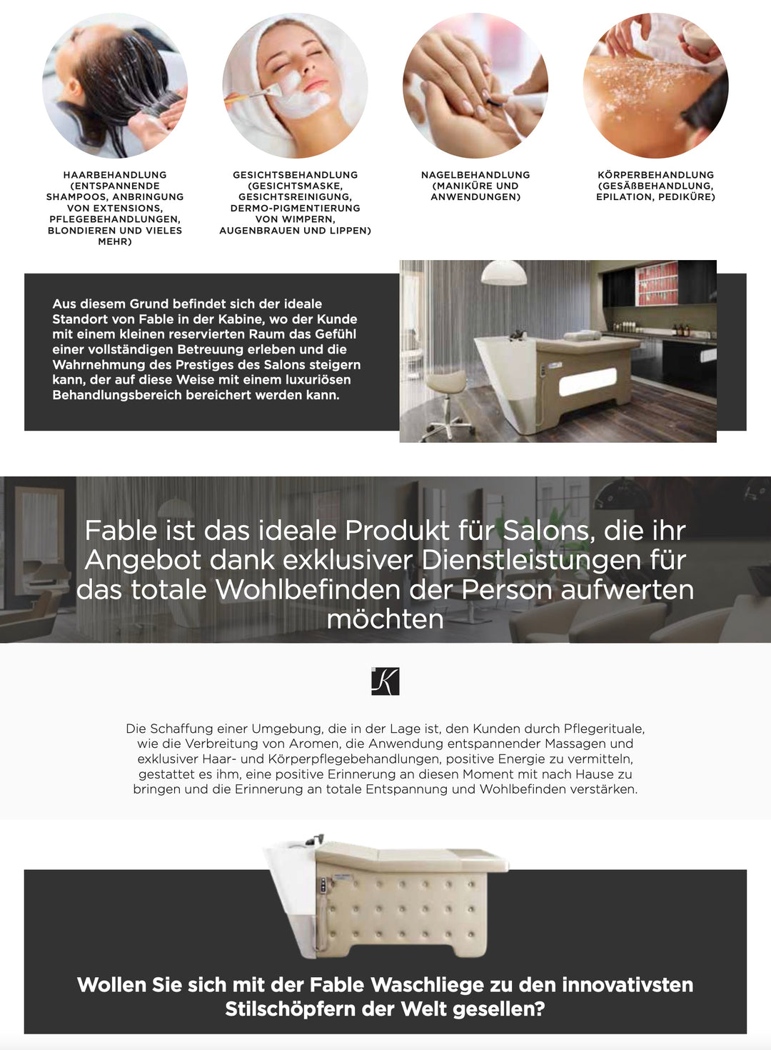 Karsima Fable Waschliege Naturfriseur