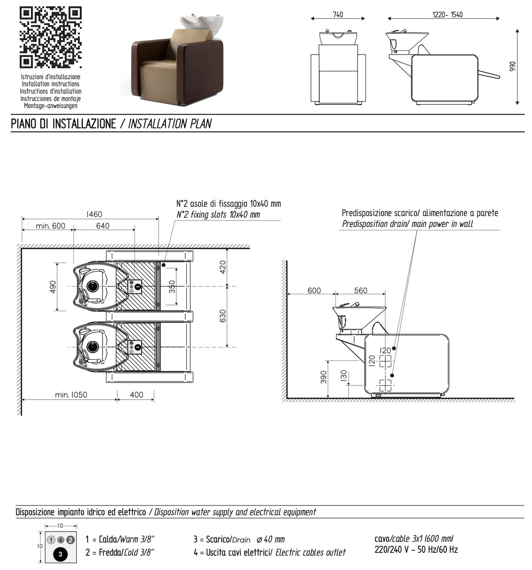 Karisma Unidad de lavado posterior INFINITY Modulo 3