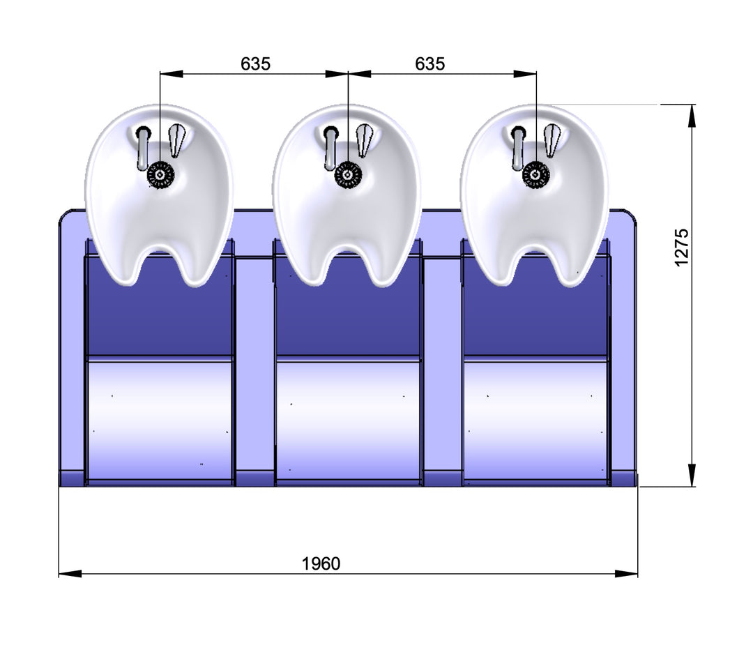 Sistema di lavaggio inverso Greiner Cosmolore2 - sistema a 3 unità