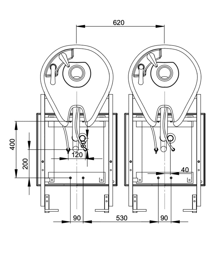 Greiner Cosmolore - Waschsessel - 2 Sitzer