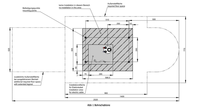 Greiner Variolore Space - completamente regolabile in altezza
