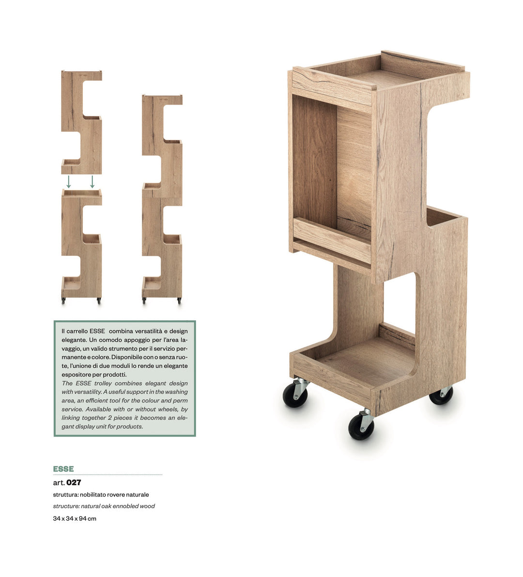 Artecno Beauty trolley ESSE