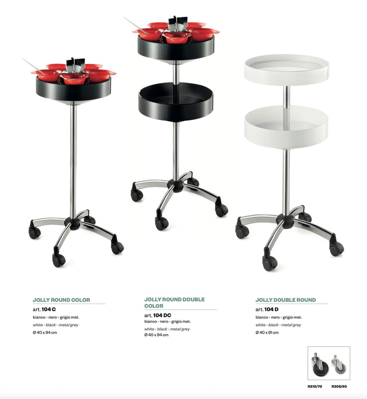 Artecno Servis Arabası JOLLY ROUND DOUBLE COLOR