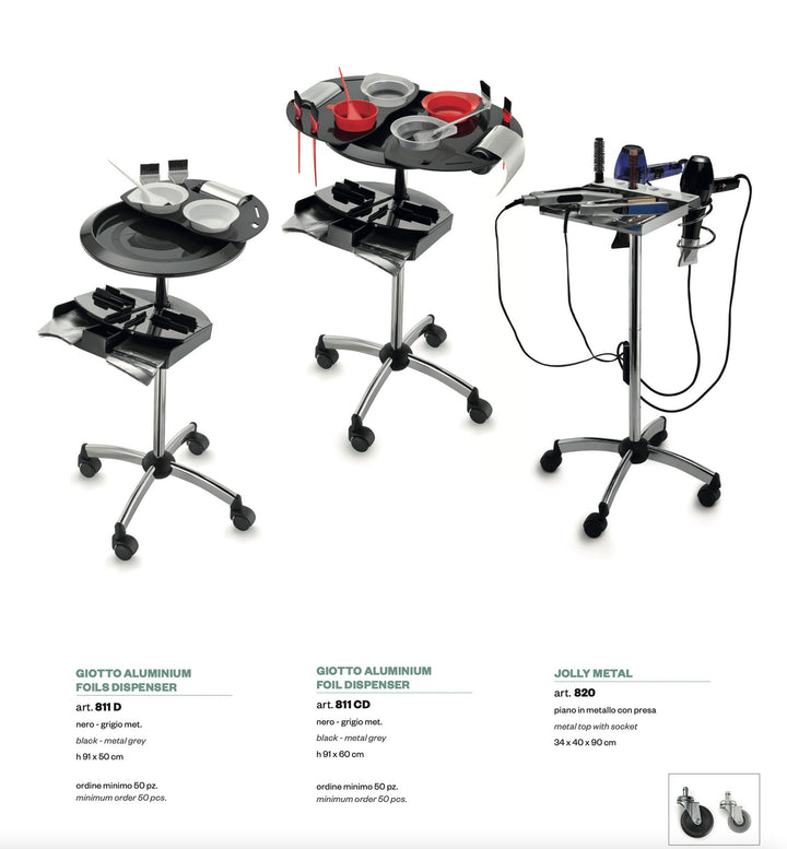 Carrito de servicio Artecno GIOTTO ALUMINIUM FOILS DISPENSER