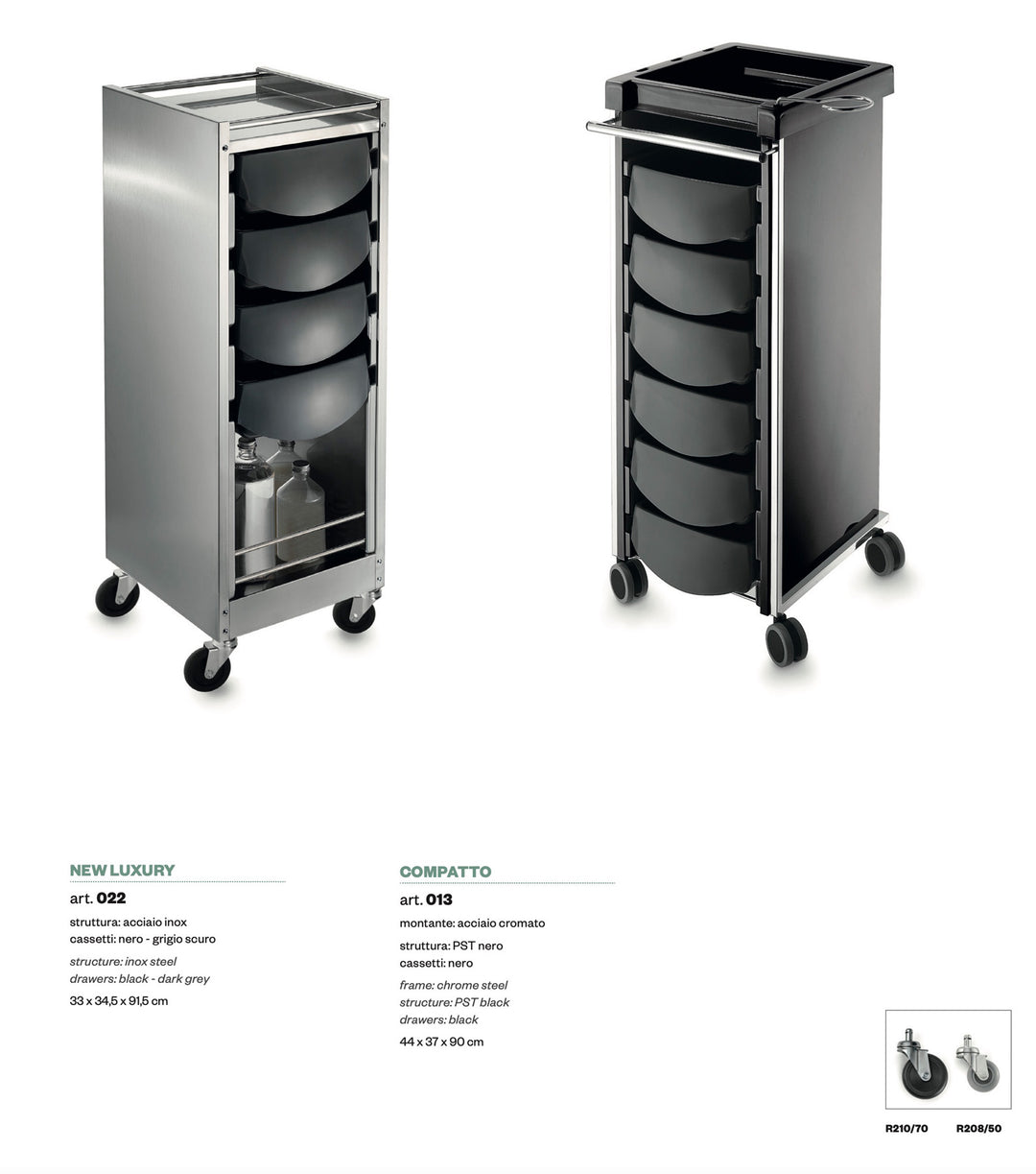 Artecno Werkwagen COMPATTO - BLACK ONLY