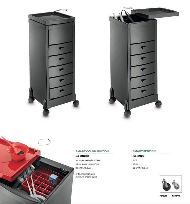 Chariot de service Artecno SMART COLOR SECTION